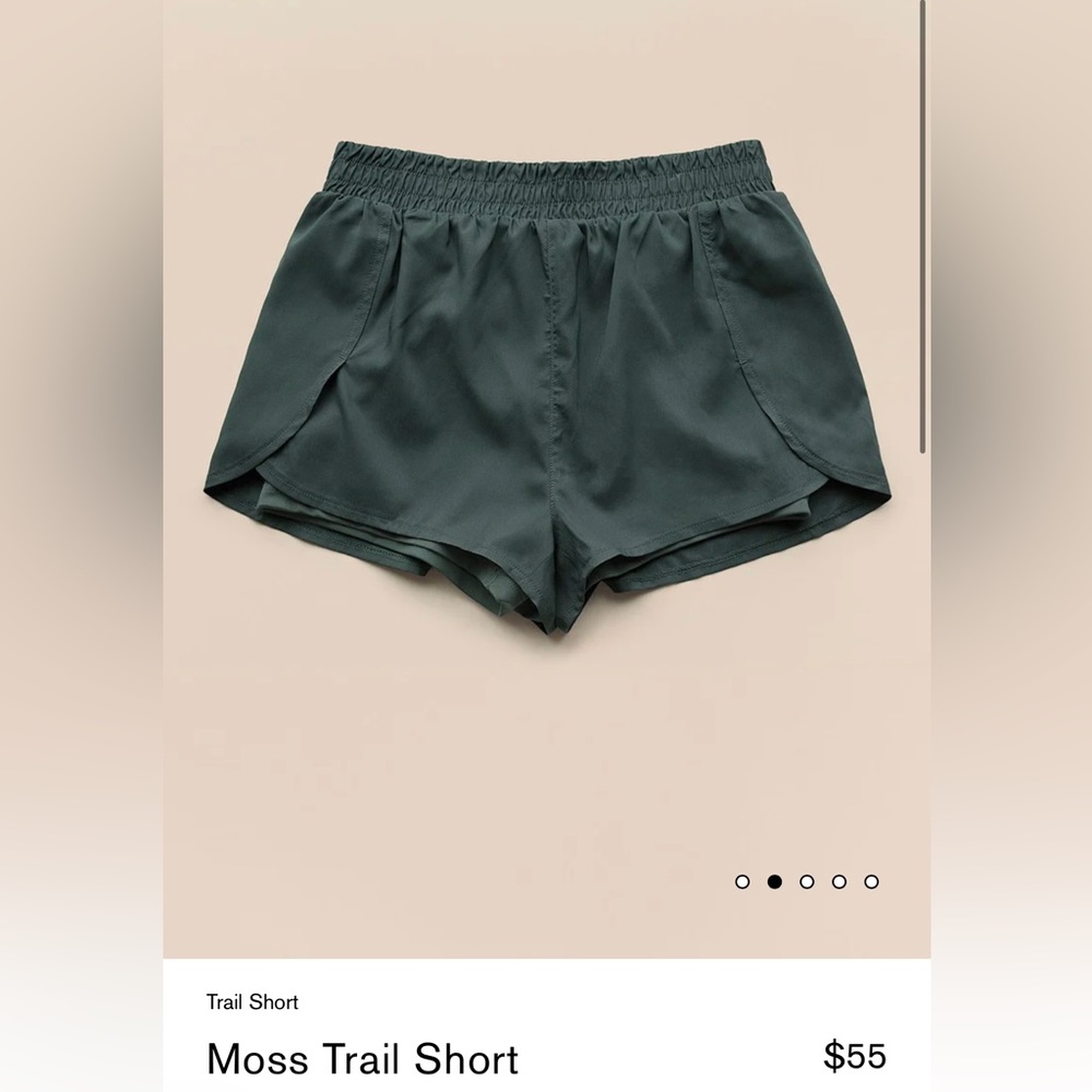 Girlfriend Collective Moss Trail Short, size S